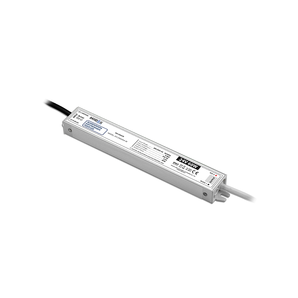 ALIM 24V DC LUMINEUX 60W IP67